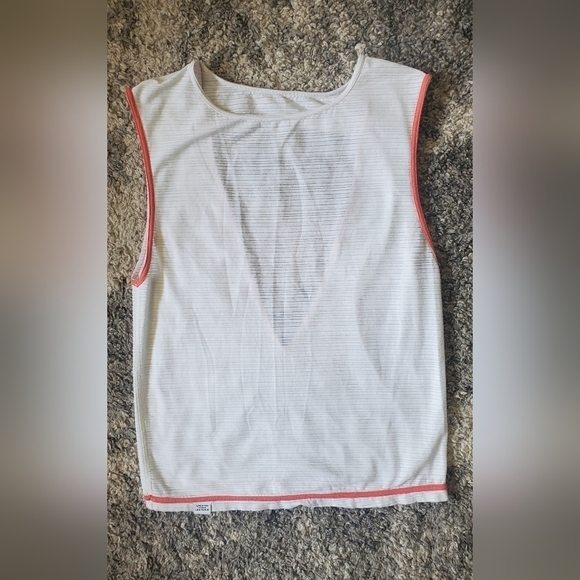 VIMMIA open Back Yoga Sporty Tank Top Orange Trim - Picture 2 of 6